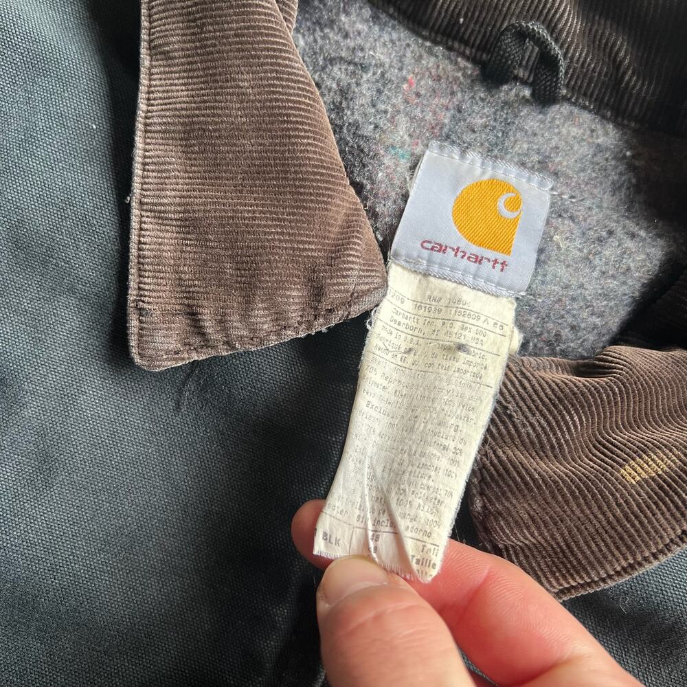 Carhartt faded black detroit work wear jacket - Picture 6 of 16